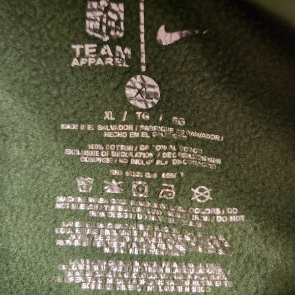 Nike Green Bay Packers Hoodie with Logo - Picture 3 of 4